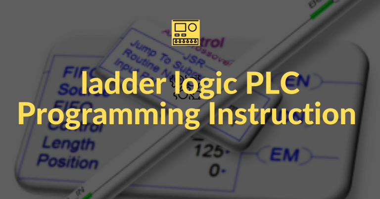 ladder logic PLC programming instruction - The Automization